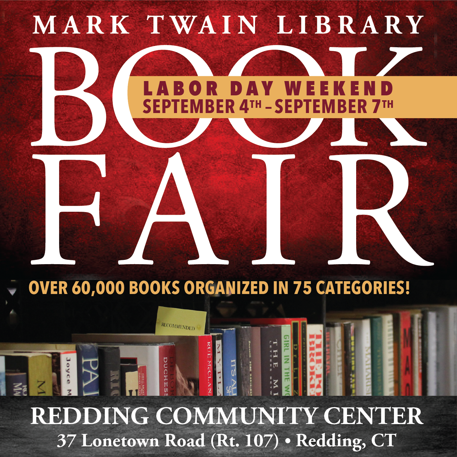 65th Annual Mark Twain Library Book Fair
