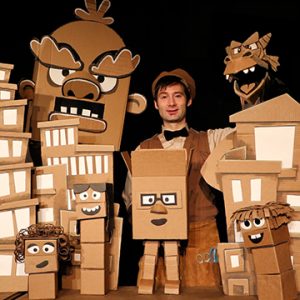 Paper Hearts Puppets: Cardboard Explosion (Ages 4-10)
