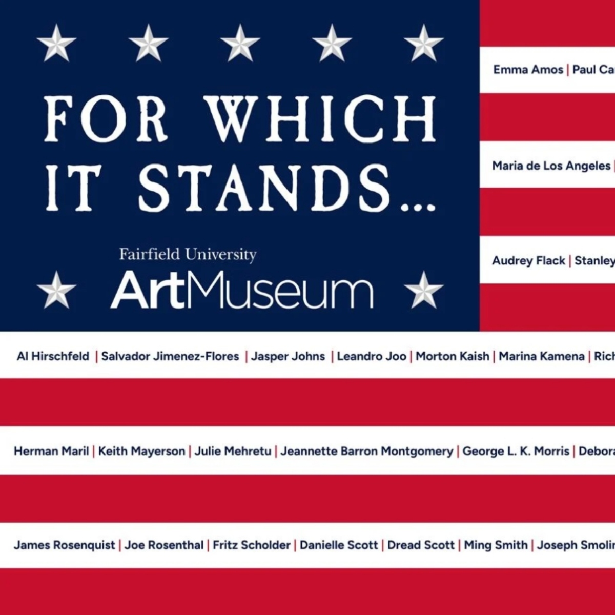 A Stone's Throw — Fairfield University Art Museum Exhibition: `For Which It Stands…' (Off-Site)